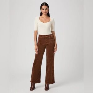 Paige Annessa Wide Leg corduroy pants